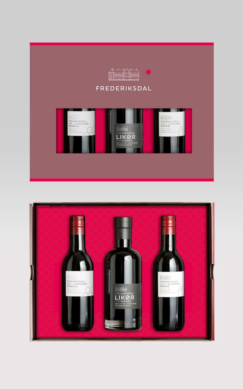 Frederiksdal Gift box with three wines
