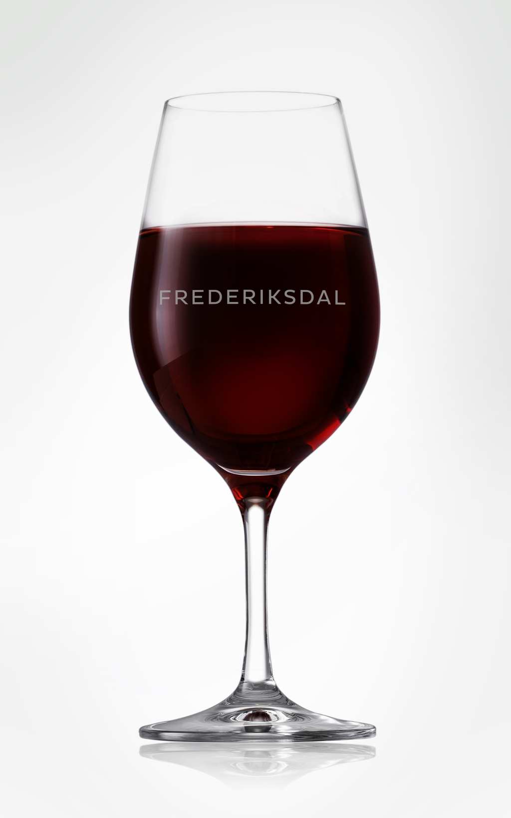 Riedel krystalglas med Frederiksdal logo