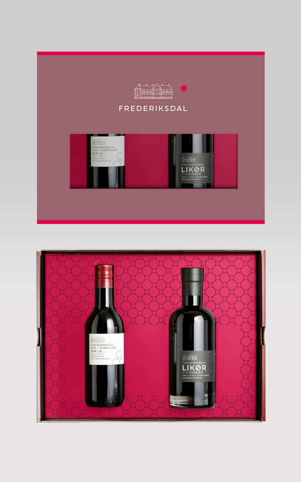 Frederiksdal Geschenkbox mit zwei Weinen